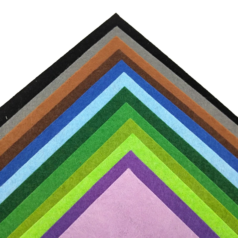 WISHMETYOU 1 шт. 45 см 1 мм нетканый Войлок домашний декор набор ткани полиэстер Войлок ручной работы Рукоделие швейная сумка ремесло сделать 60 цветов