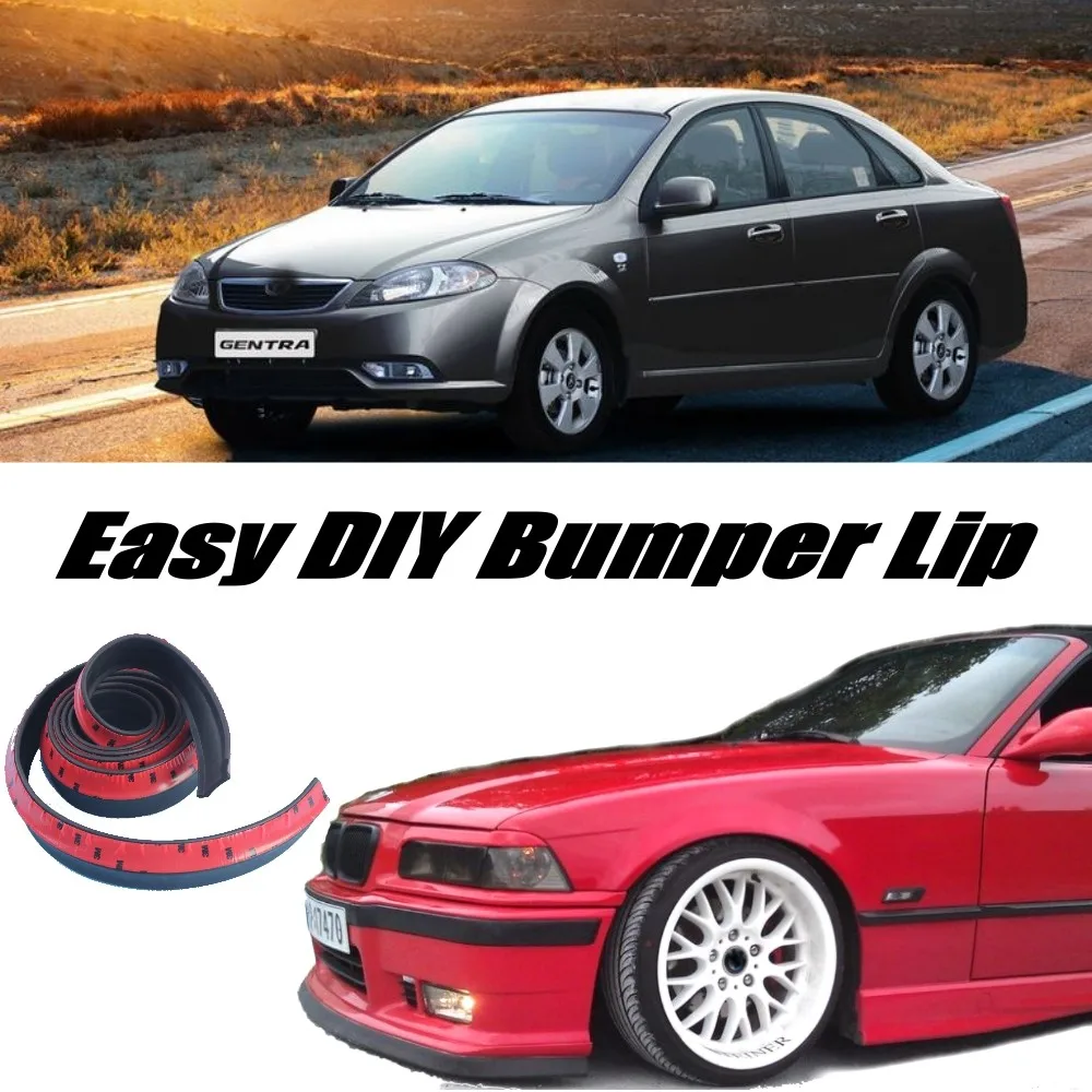 Trim Design Splitter Bumper Lip Deflector For Daewoo Gentra