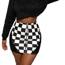 Joiekuno плед High Street для женщин Повседневное длинные юбки для bodycon сетки пикантные женские Modis вечерние Buttoms ymt6021