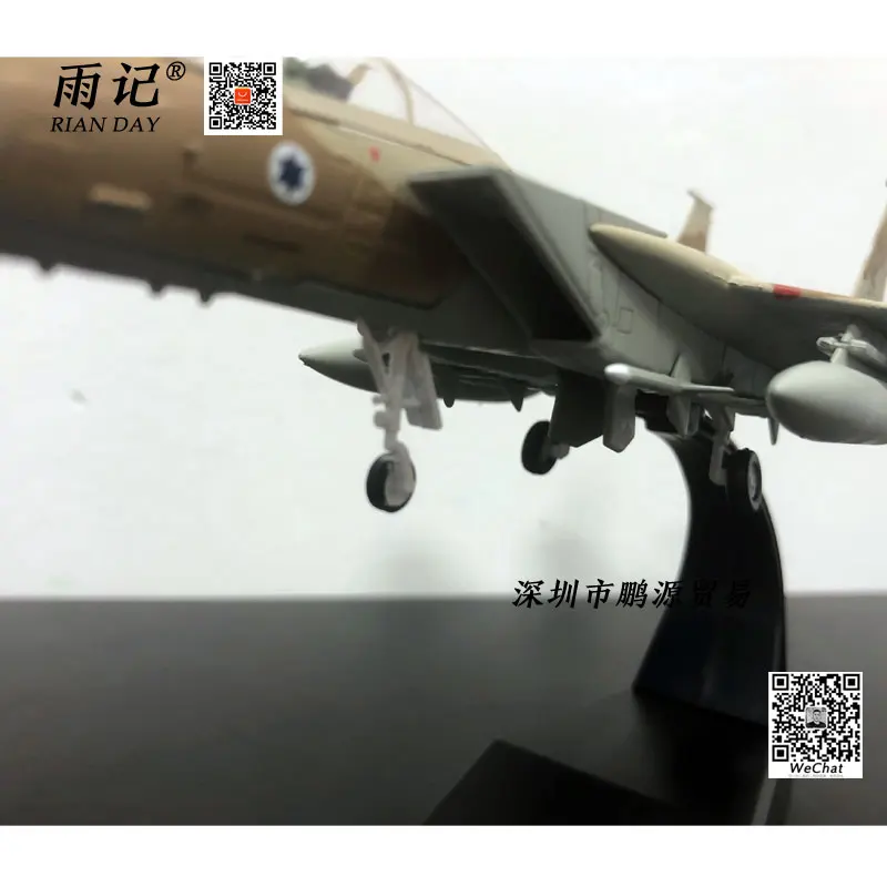 AMER 1/100 масштаб военная модель игрушки IAF F-15 истребитель Eagle литой металлический самолет модель игрушки для подарка/коллекции