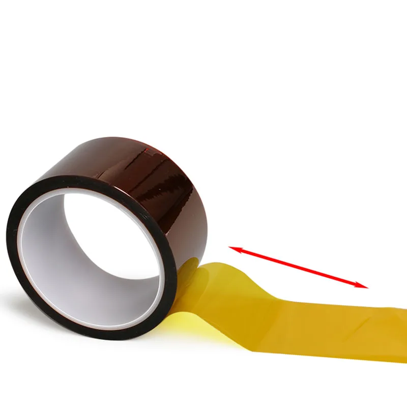 100mm X 30M No Adhesive Side Kapton Tape High Temperature Resistant Polyimide