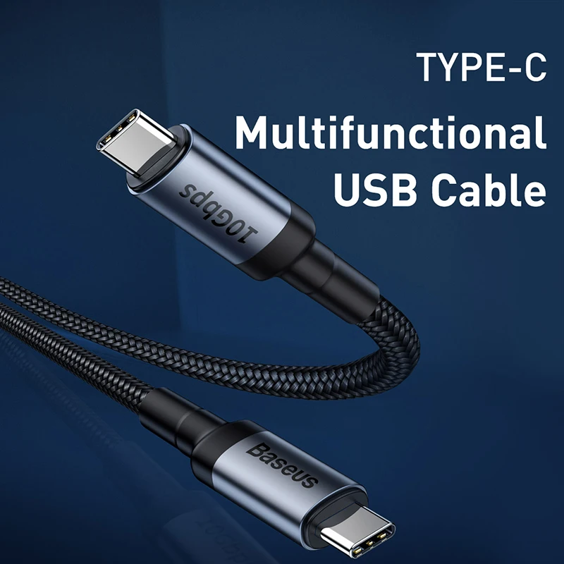 Baseus кабель USB C type C to type C PD 3,1 Кабель зарядного устройства для samsung galaxy S9 S8 XIAO mi Xiaomi mi 3A/5A быстрое зарядное устройство Usb C