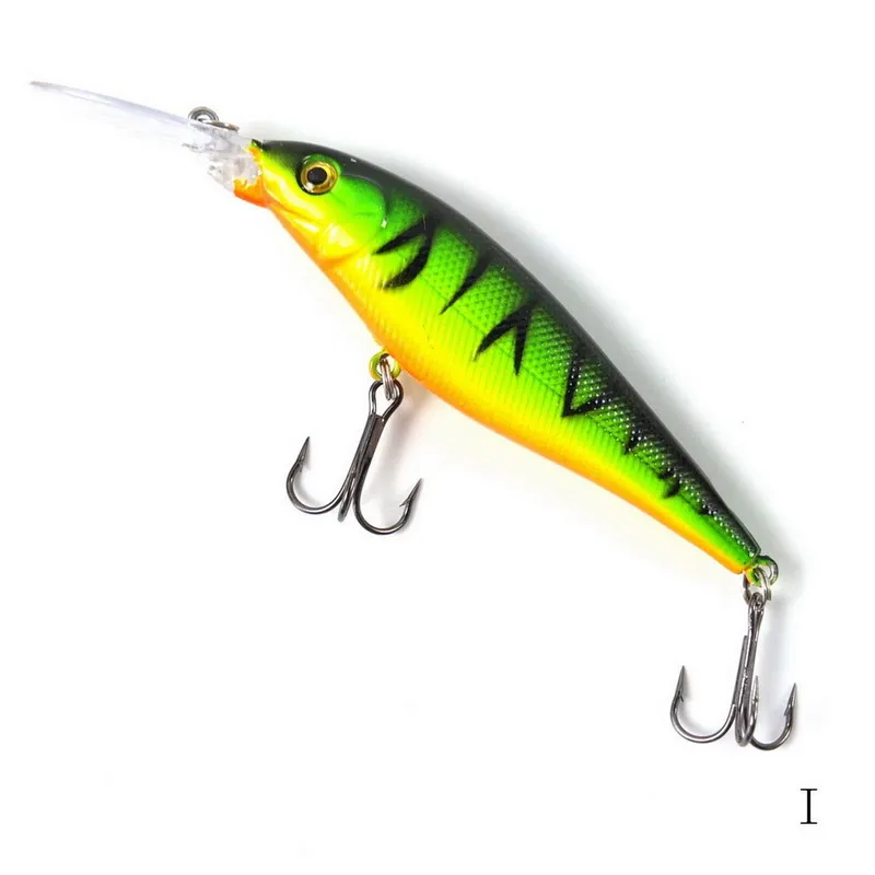 1PCS Super Quality 5 Colors 11cm 10.5g Hard Bait Minnow Fishing lures Bass Fresh Salt water 4#hook