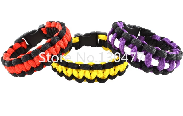 Hot Outdoor Sports Survival Paracord Bracelet Cobra Plastic Buckle | Украшения и аксессуары