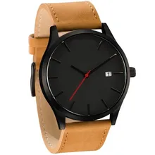 Relojes deportivos de cuarzo de marca de lujo para hombre, reloj de pulsera militar de cuero para hombre, reloj Masculino zegarek damski