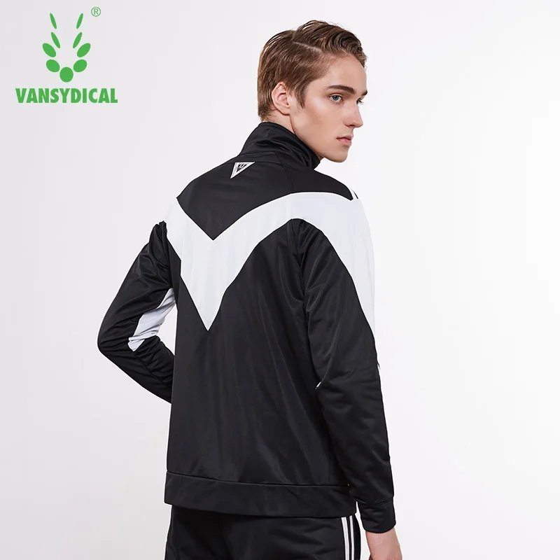 Спортивные куртки Vansydical Мужская ветрозащитная спортивная одежда с длинным