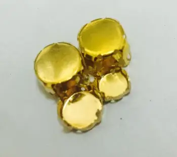 

Round Shape 18mm 100pcs/lot Metal Claws Gold Color For Setting Fancy Stones Jewelry Beads.