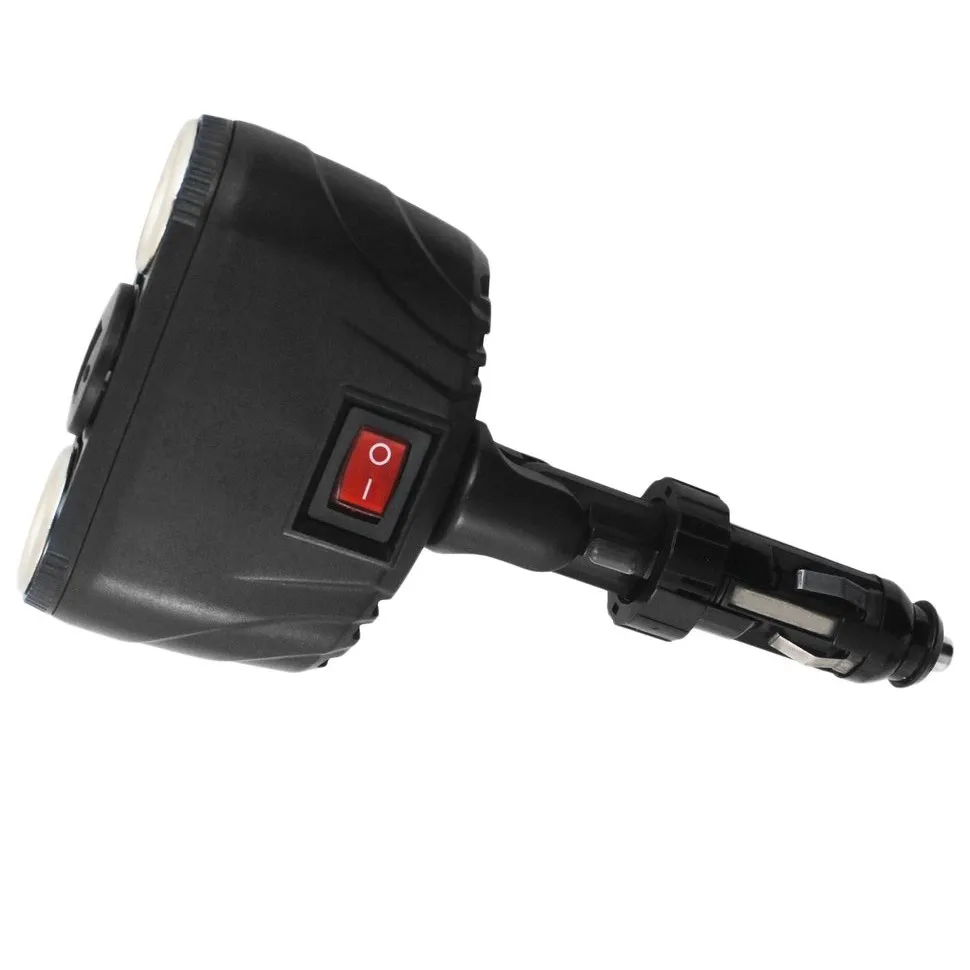 

8pcs DC12-24V 3 Way Auto Car Cigarette Lighter Socket Splitter Car Charger Adapter