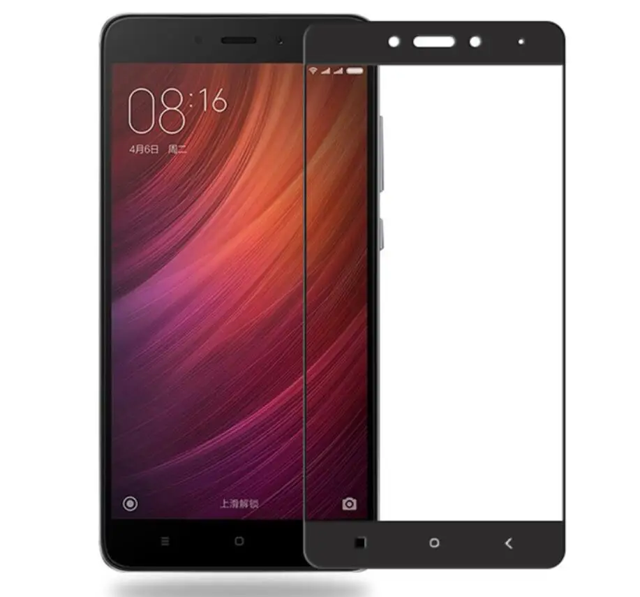 Для xiaomi redmi note 5 pro/4A/4X/note 5A/5 Plus/4X полностью шелковая Защитная пленка для экрана из