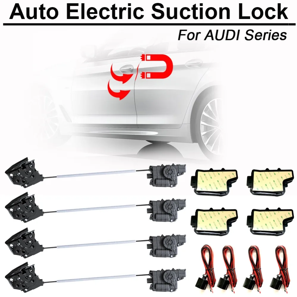 

CARBAR Smart Auto Electric Suction Door Lock for Audi Series Automatic Closing Super Silence 4 Door Installing Car Vehicle Door