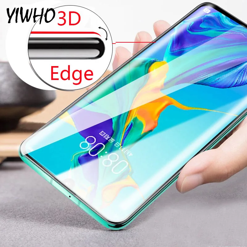 

3D Original Protective Glass Huawai P30 Pro Protector glas For Huawei Hauwei Huwei P 30 Plus + P30pro Black Front Film 6.47inch