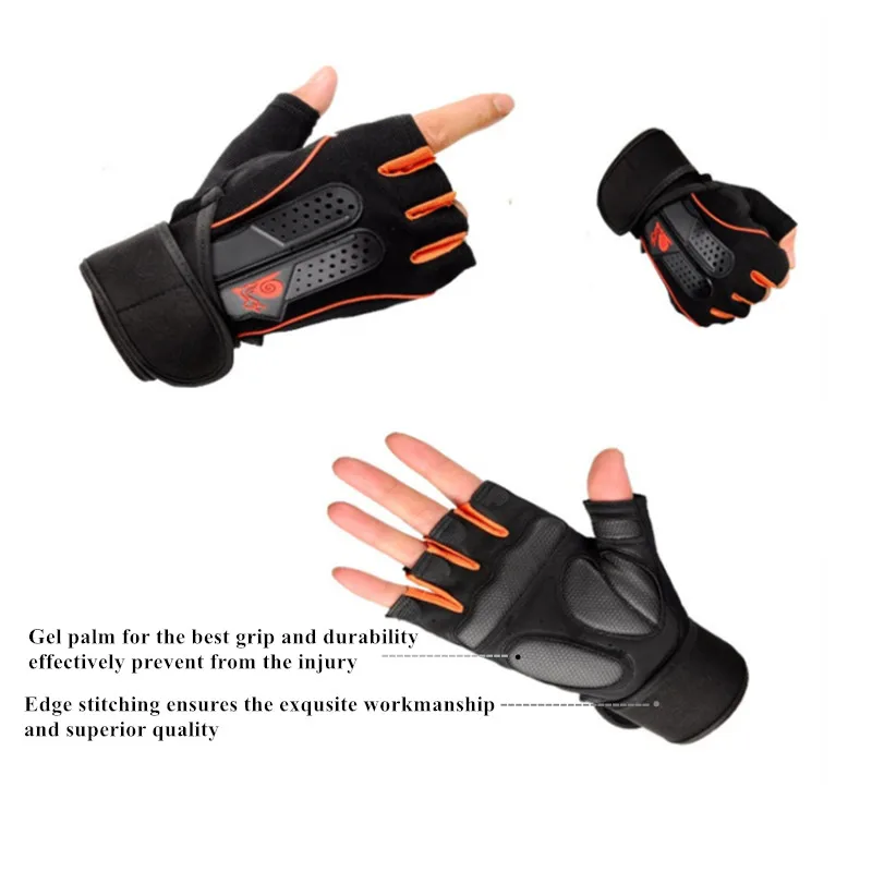 Fitness Weightlifting Gloves with Integrated Wrist Wrap Support-Double Stitching For Body Building Cycling Sports Gym Exercise Fitness Weightlifting Gloves with Integrated Wrist Wrap Support-Double Stitching For Body Building Cycling Sports Gym Exercise