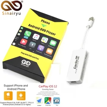 

Sinairyu USB Smart Link Apple CarPlay Dongle for Android Navigation Player Mini USB Carplay Stick with Android Auto
