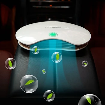 

Car Air Ionizer Household Sterilize Car Air Purifier with Auto Air Freshener Accessories PM2.5 Formaldehyde Smell Removal Anion