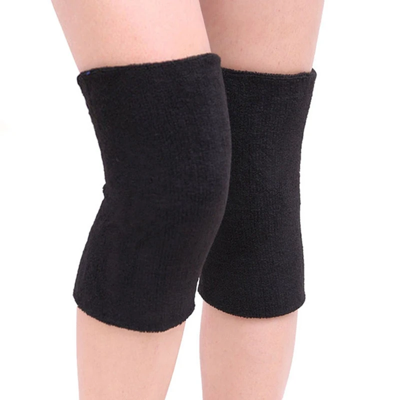 2 pcs Breathable Warm Non-slip Dance Ski Knee Pads Sport Leg Sleeve Kneelet Soft Knee Pad Knee Support warm protection