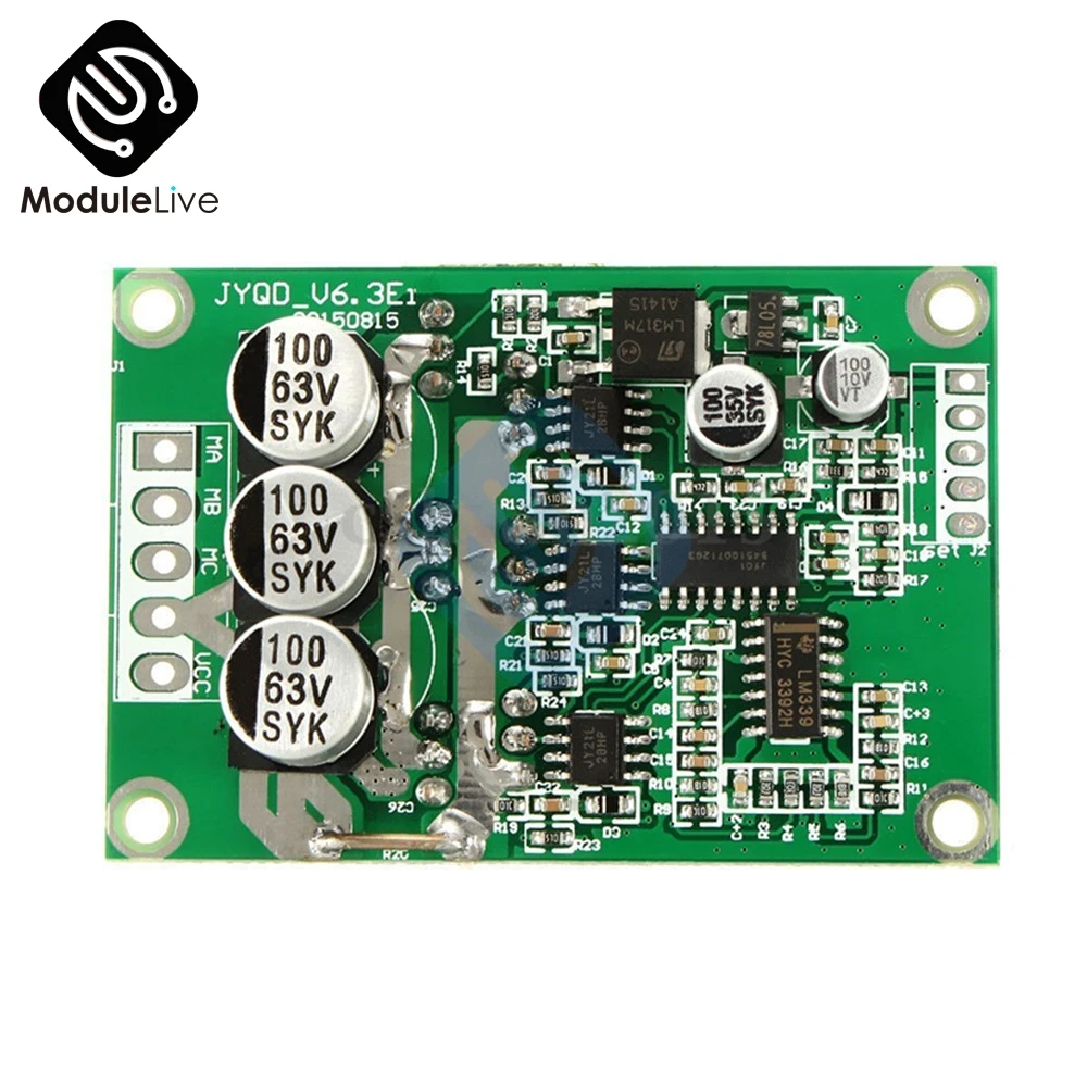 DC 12V 36V 500W PWM бесщеточный мотор Управление Зал балансировки автомобильных