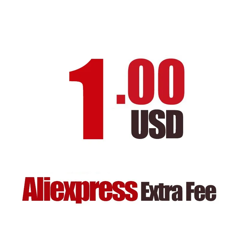 

Aliexpress дополнительная плата в размере 1 доллара США