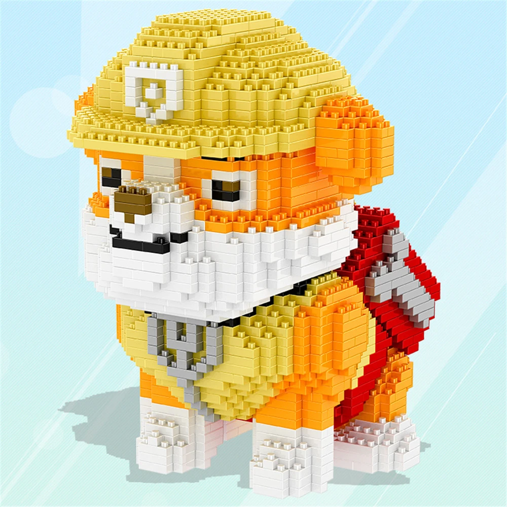 

USA popular cartoon design Rubble diamond block 1927pcs easy building design blocks new arrive toy