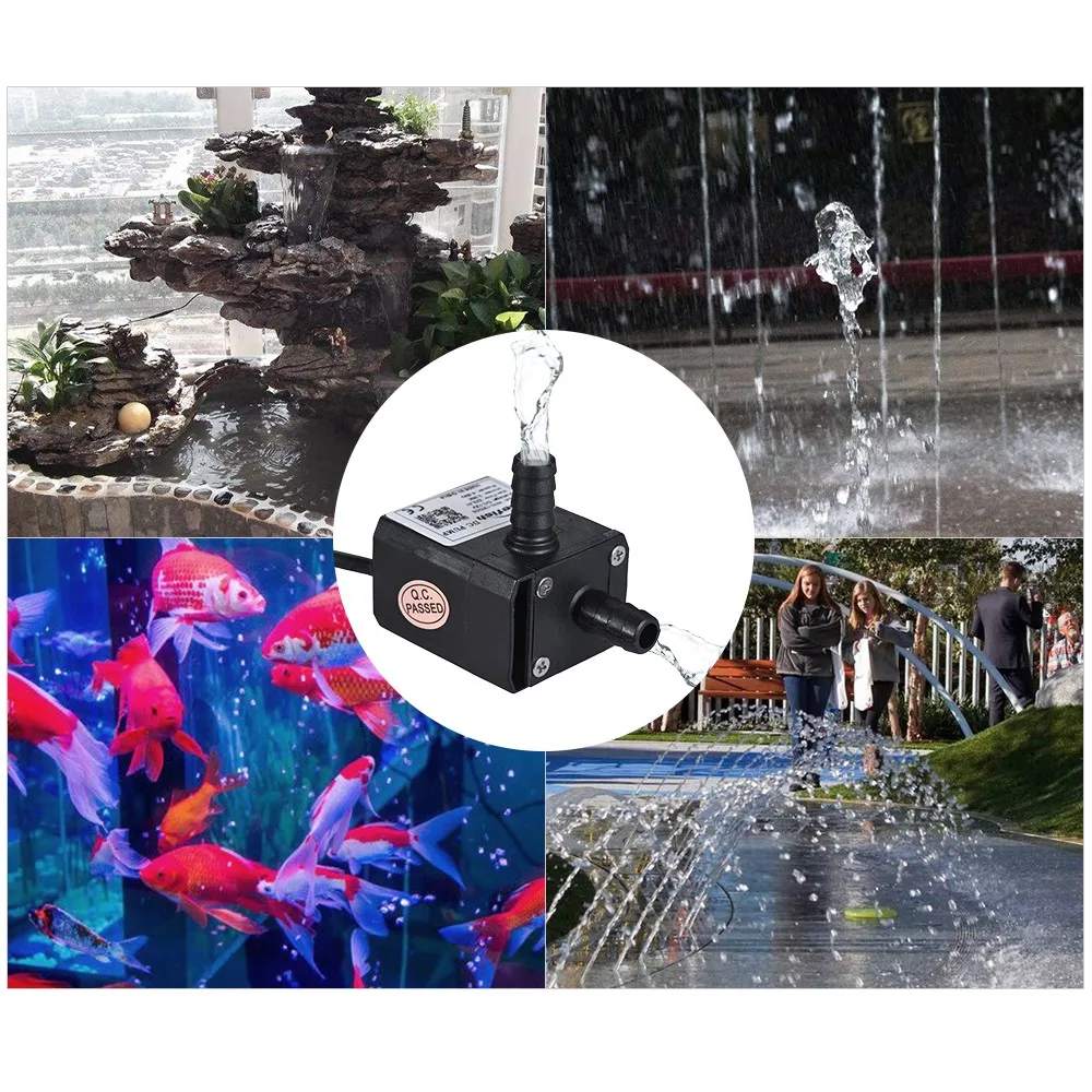 Водяные насосы для воды занавес/лазерная гравировальная машина аквариум DC 12V