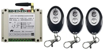 

2017 latest AC220V 250V 380V 30A 2CH RF Wireless Remote Control Switch System 1*Receiver +3*ellipse shape Transmitters Learning