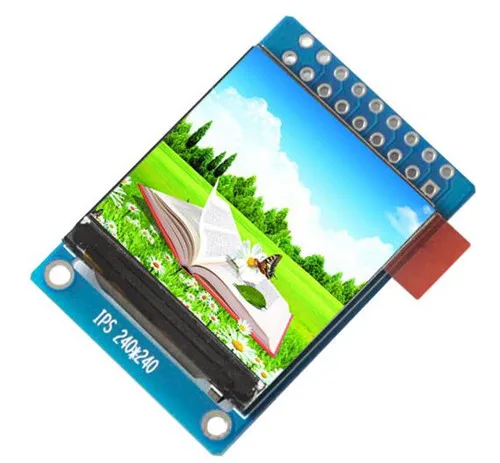 Ips 1,3 дюймов 18PIN SPI HD TFT lcd цветной экран с адаптером ST7789 Dirve IC 8-битный параллельный интерфейс 240*240