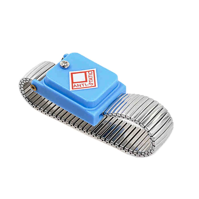 

FGHGF Antistatic Gloves Wristband Esd Wrist Strap Metal Discharge for Electrician IC PLCC Worker Safety Gloves Blue Black
