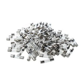 

100 Pcs Fast Blow 5mm x 20mm Glass Tube Fuses 250V 5A Amp