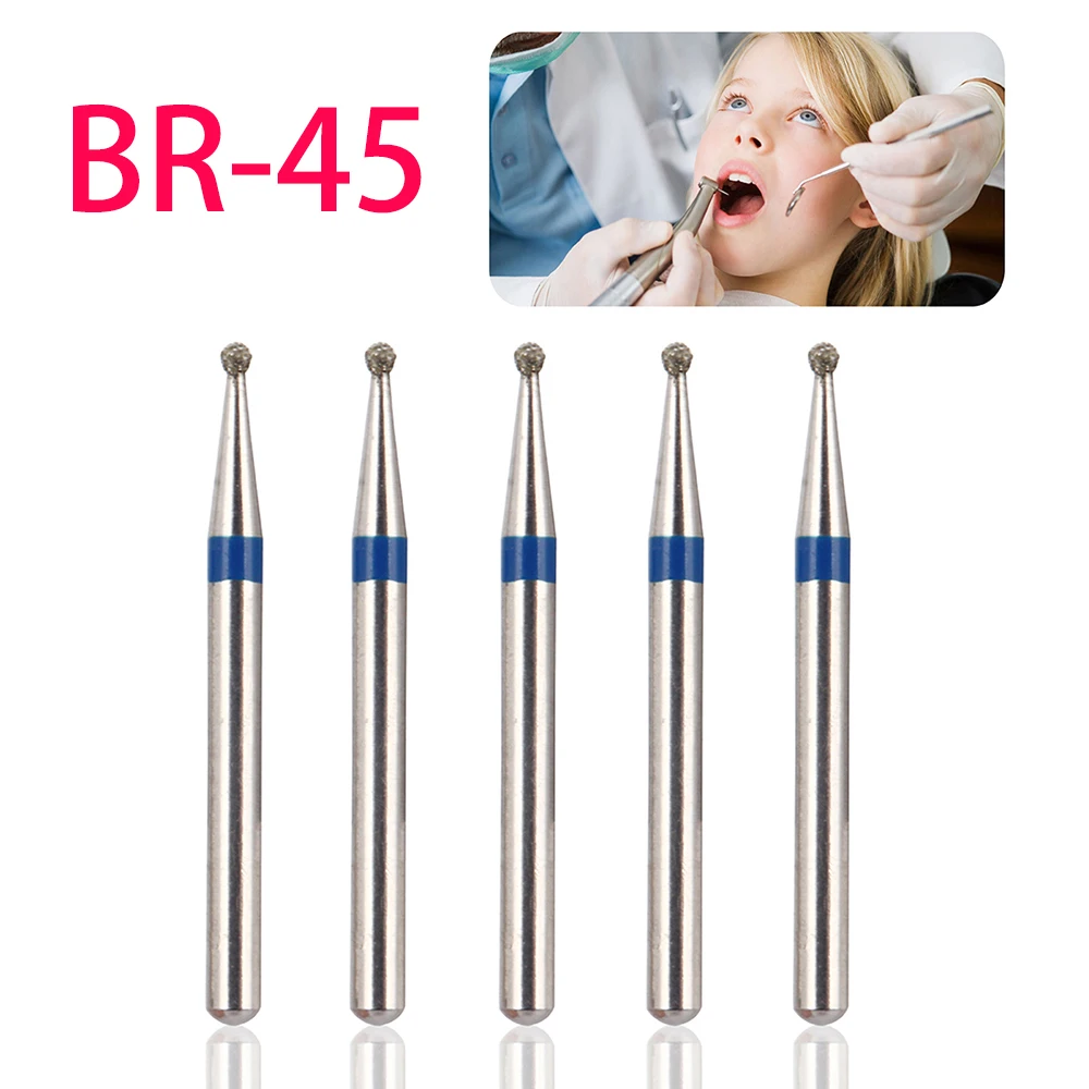 BR-31 Dental Diamond Burs Drill Dentistry Burs High Speed Handpiece Handle Diameter 1.6mm Dentist Tools BR-41 TR-13 FO32