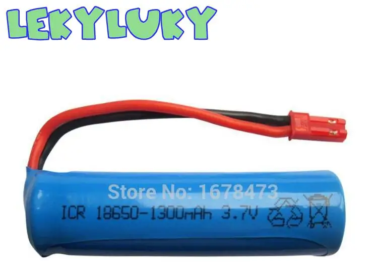 Литий ионная аккумуляторная батарея LEKYLUKY 15c 3 7 в 1300 мАч для R/C автомобиля лодки