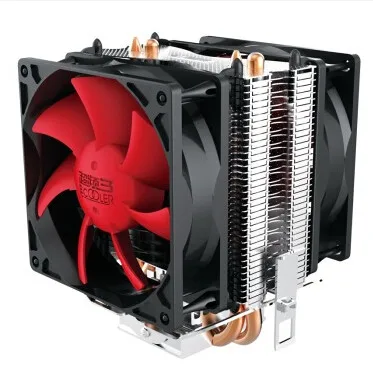 CPU cooler,dual-fan, 2 heatpipe, tower side-blown, for Intel LGA 775/1155/1156, for AMD 754/939/AM2/AM2+/AM3/FM1,CPU radiator, 6 heat pipe tower side blown for intel lga775 1155 1156 1366 for amd am2 am2 am3fm1 fm2 cpu radiator cooler fan fan s122 fan