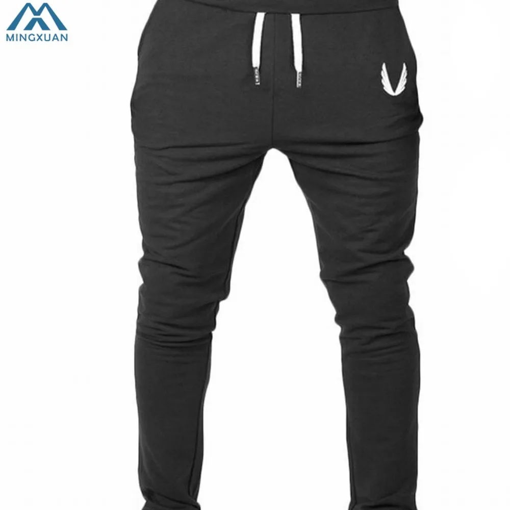 Men Casual Pants Jogger Pants Men Fitness Cotton Fabric Pencil Pants Men Trousers Jogger Full Length  (1)