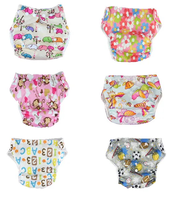 Buy 2015 Baby Girl Boy Cartoon Printed Cloth Diapers