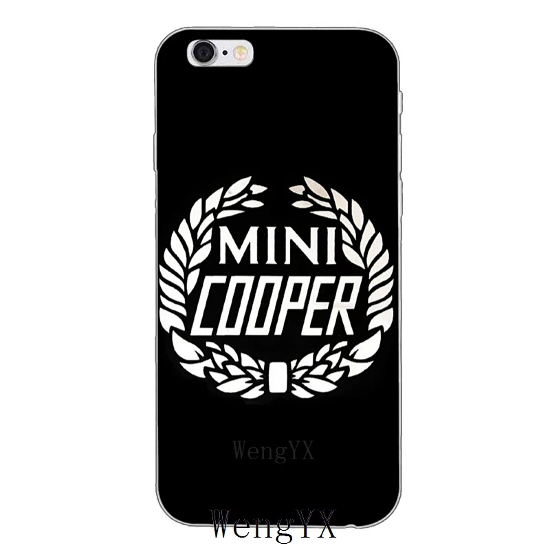 Дизайн автомобиля mini cooper логотип тонкий силиконовый мягкий чехол для телефона для Apple iPhone 4 4S 5 5S 5c SE 6 6s 7 8 plus X XR XS Max