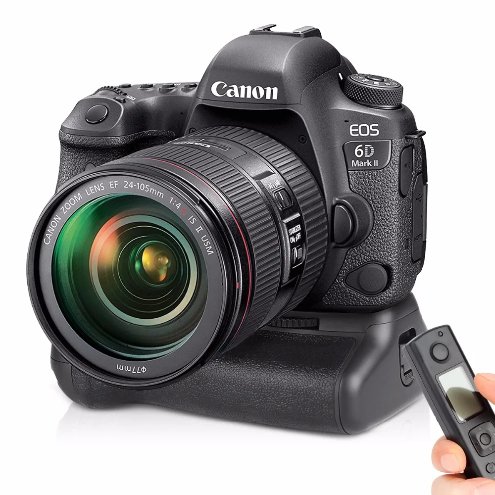 Meike MK-6D2 Pro  Battery Grip Built-in 2.4GHz