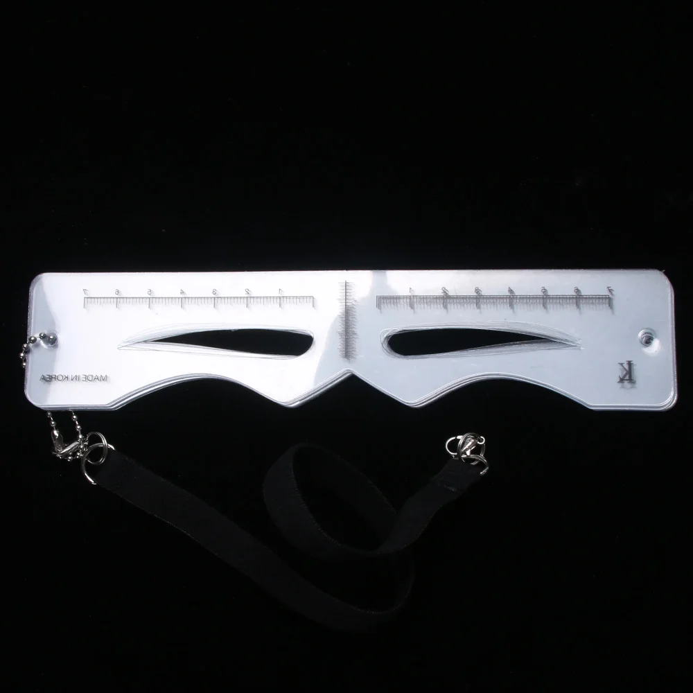

Measuring Stencil Card Permanent Makeup Template Brow Tattoo Ruler For Eyebrow