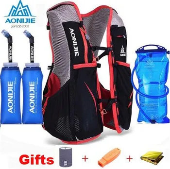 

AONIJIE 5L Outdoor Sport Marathon Hydration Vest Pack Men Women Cycling Hiking Bag Running Backpack For 1.5L Water Bag