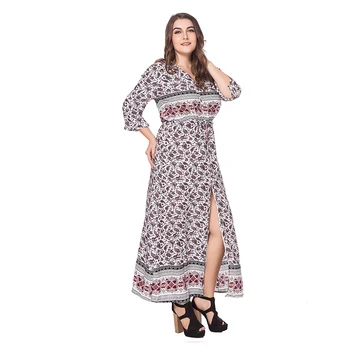 

Summer Casual Plus Size Women Beach Maxi Dress