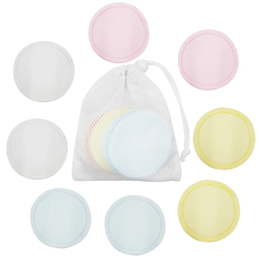 

8/12/16/20Pcs Reusable Makeup Remover Cotton Makeup Remover Pad Reusable Soft Facial Skin Care Wash Pad Wipes Face Clean 0503#30