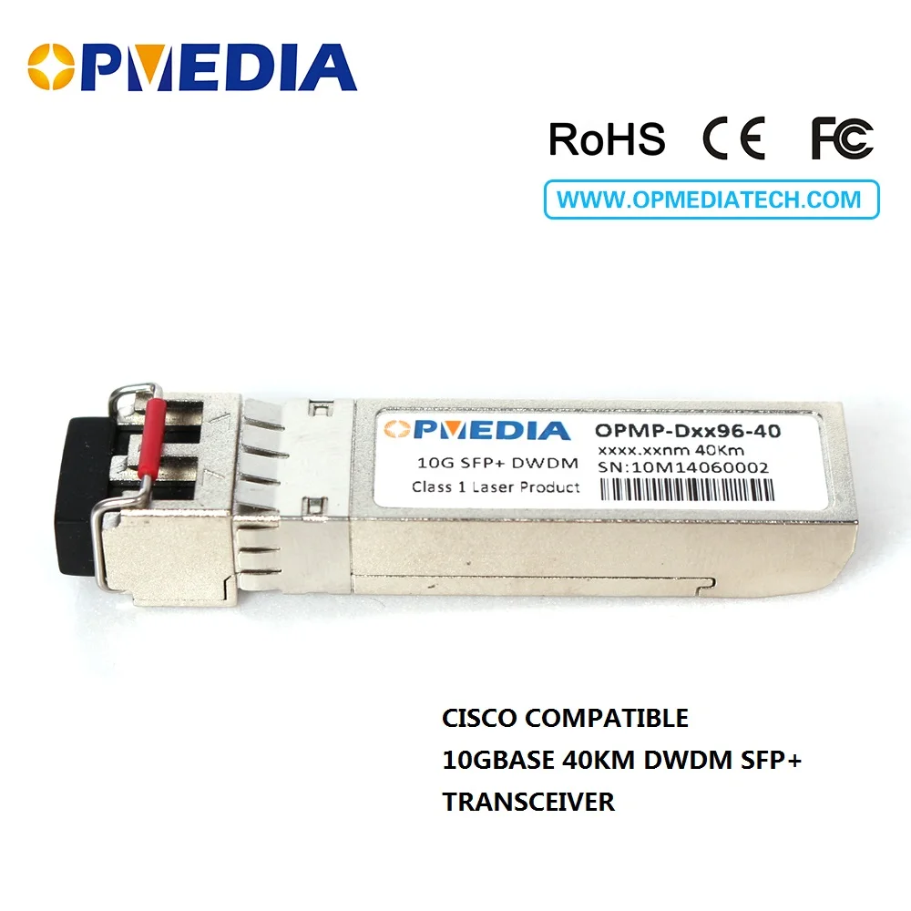 Compatible with Cisco 10GBASE ER DWDM SFP+ transceiver,10G 40KM C-BAND 1563.86nm~1528.77nm SFP+ optical module,Free shipping!