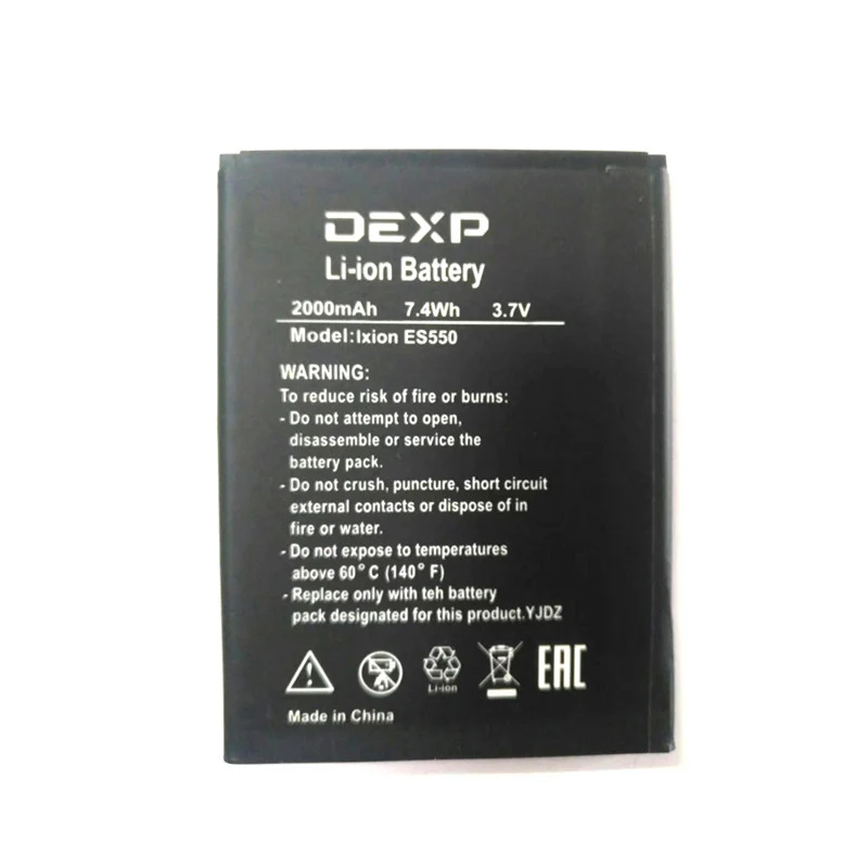 В наличии новый 100% Оригинальный аккумулятор для DEXP Ixion ES550 ES 550 мобильный телефон