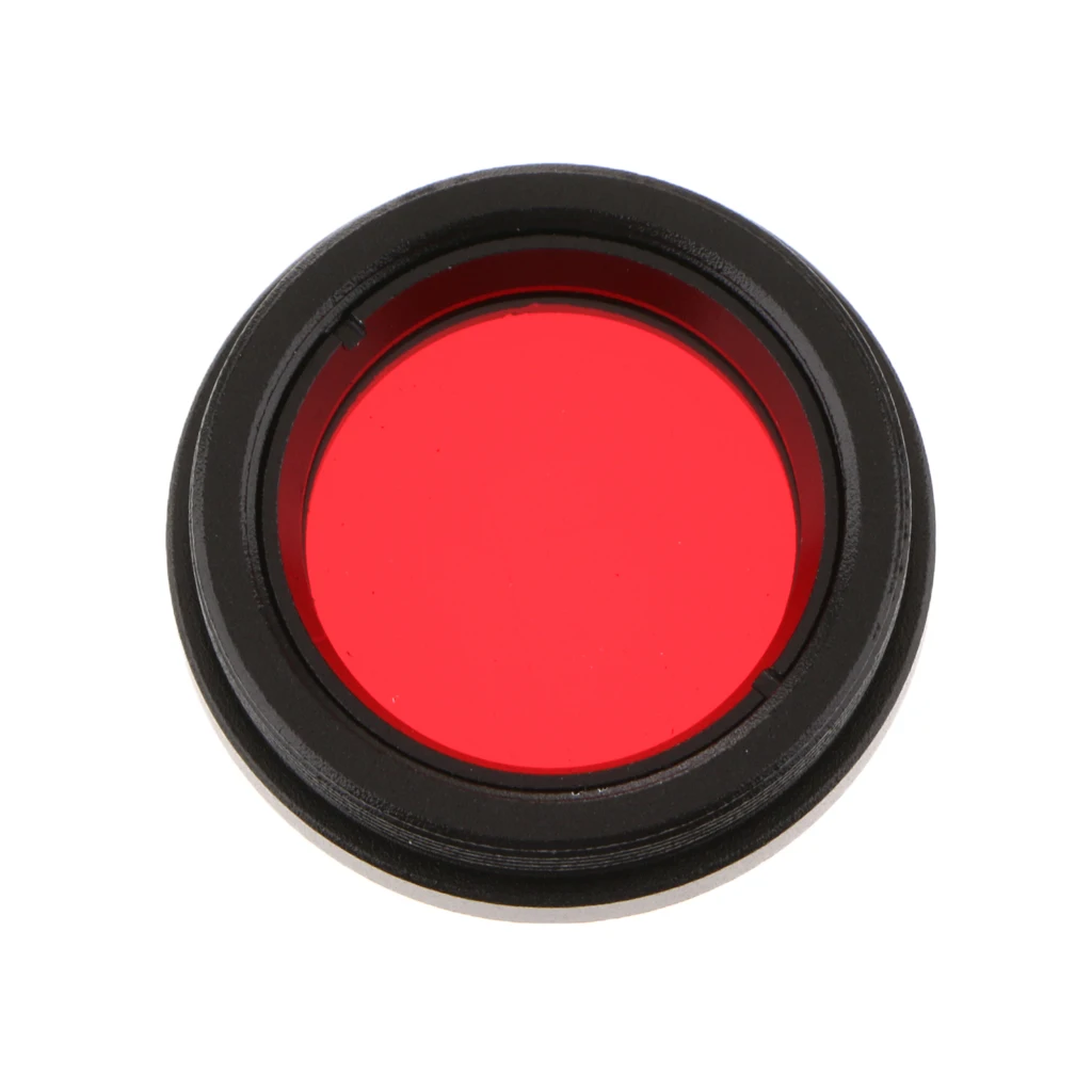  Telescope Eyepiece Lens Color Filter Set Blue/Green/Red/Yellow for Astronomy Moon Star Planet Deep Sky Observation 1.25'
