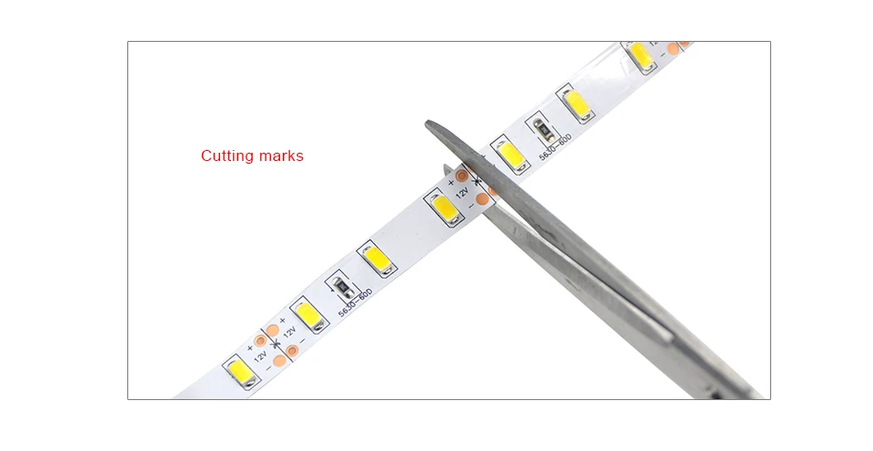 Высокое качество Светодиодные ленты света 5630 SMD DC12V 5 м 300 светодиодный гибкий 5730 бар свет высокая яркость Крытый домашний декор не обладает водонепроницаемостью