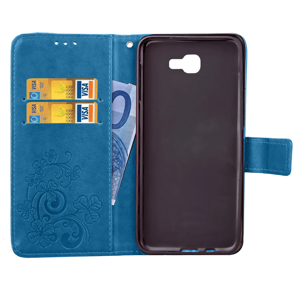 Чехол для телефона Samsung Galaxy j7 prime On7 2016 g6100 5 &quotФлип Пу кожа TPU оболочка Клевер