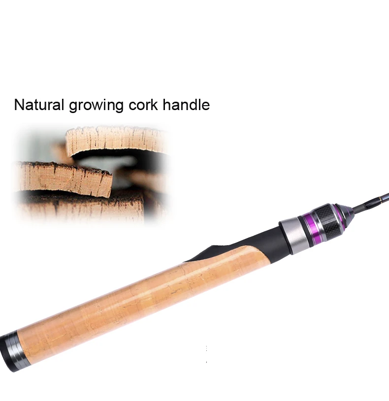 Tsurinoya 4' 6 UL Carbon Spinning Rod 1-6g Lure Weight, 2-6lb Line Weight Ultralight Fuji Fishing Rod Carbon Ul Spin Rod  (15)