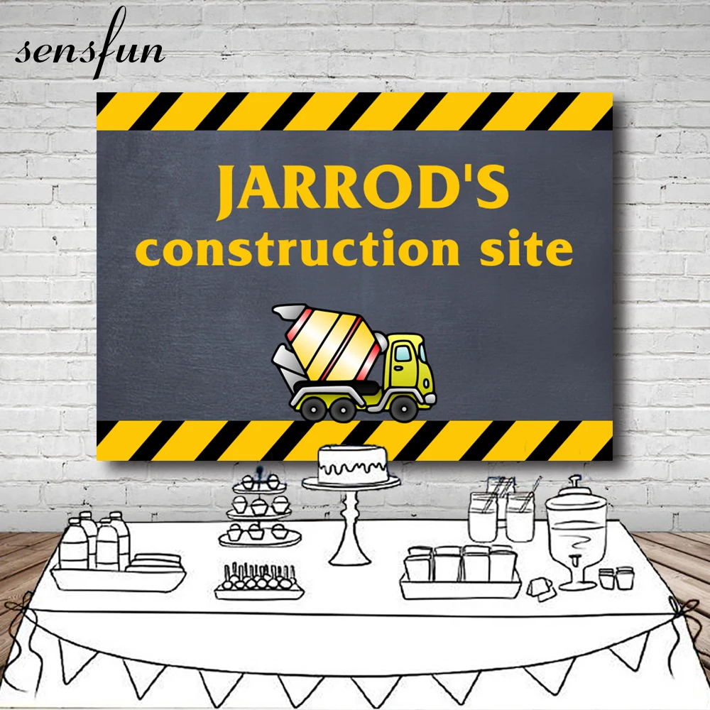 Sensfun фоны для мальчиков Детский день рождения фон конструкция вечерние баннер