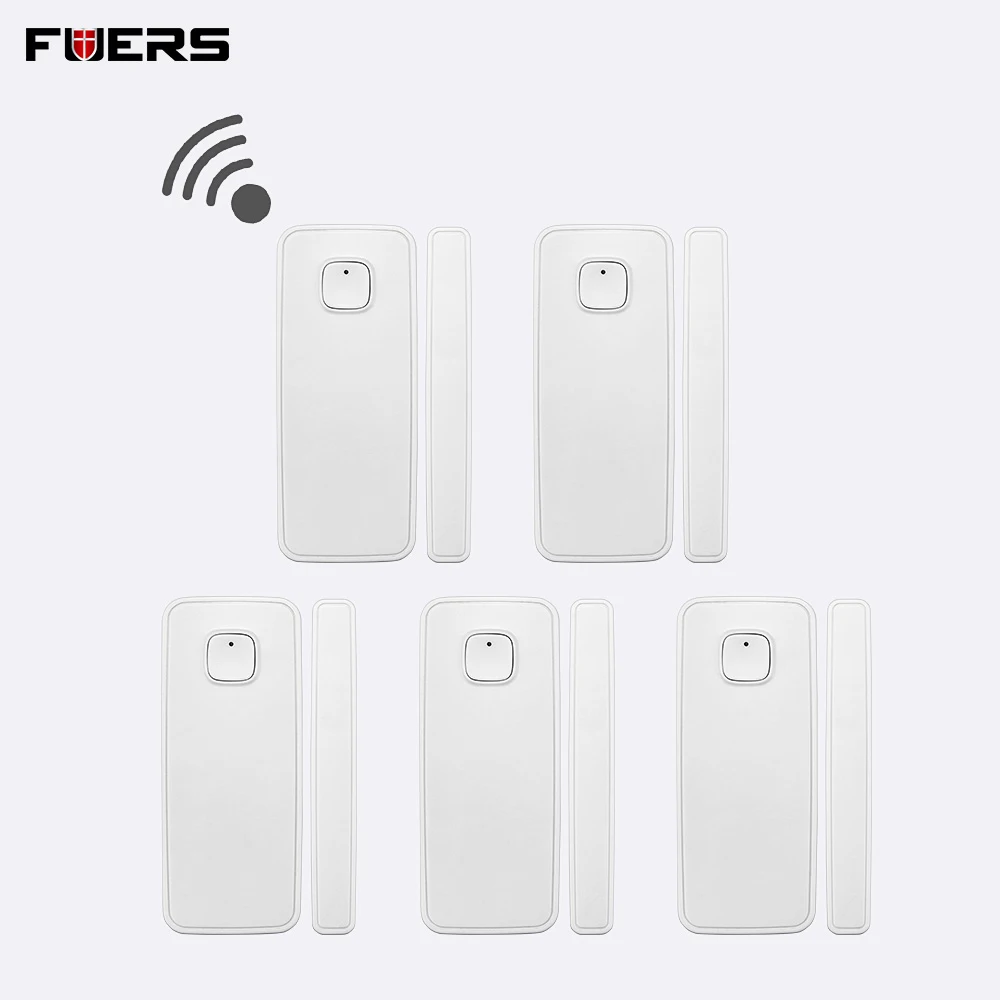 FUERS 5 шт. Домашняя безопасность беспроводной WiFi умный для безопасности двери окна
