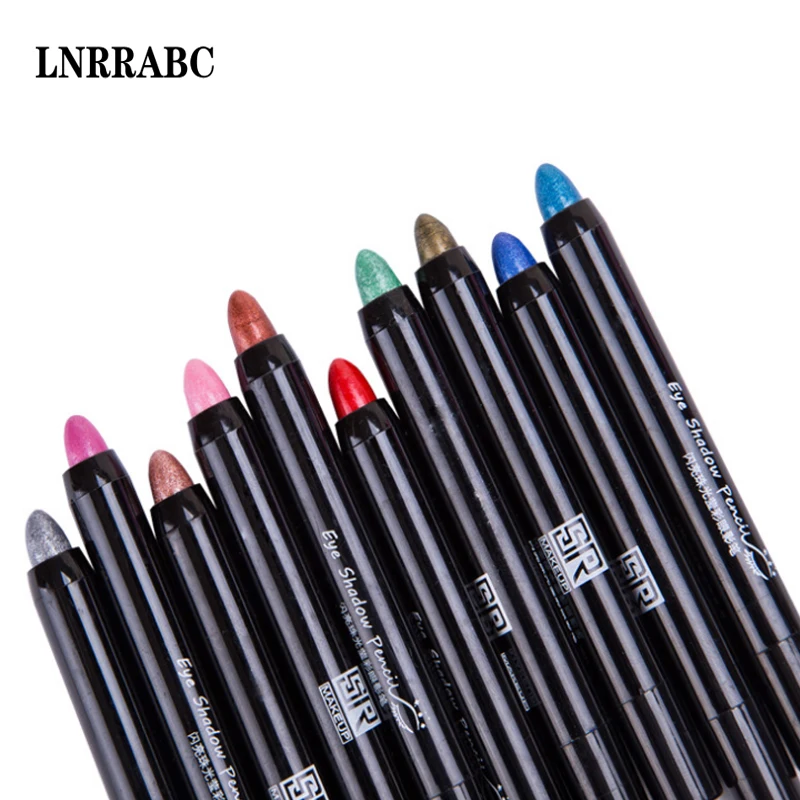 

Professional 1pc New Multicolor Eyeshadow Pencil Beauty 24 Colors Cosmetic Glitter Eye Shadow Pen Shimmer Eye Shadow