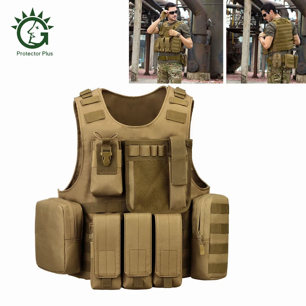 

Protector Plus Tactical Combat Vest Military Hunting Vests Protector Molle Camouflage Vest Waterproof Outdoor Tactical Vest