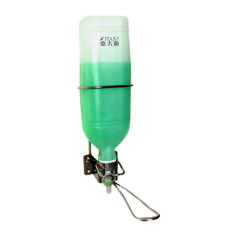 

X-2259 1000ml 304 Stainless Steel Wall Mounted Elbow Sanitizer Disinfection Hygienic Soap Dispenser Holder without bottle