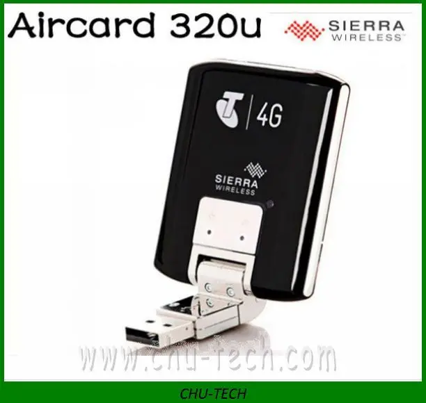 Используется разблокированный LTE 4G USB модем Sierra беспроводной Aircard 320U